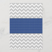 Bogen-Krawatten-Baby-Dusche danken Ihnen Dankeskarte (Rückseite)