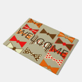 Bogen-Krawatten Fußmatte (Schrägansicht)