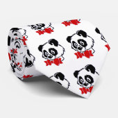 Bogen-Krawatten-Panda Krawatte (Gerollt)