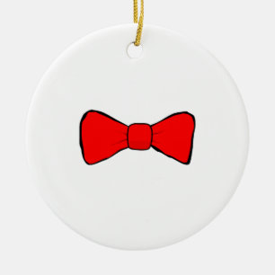 "Bogen-Krawatten sind cool." Verzierung Keramik Ornament