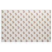 Bogen-Krawatten-und Glas-Hipster-BrownFox Stoff (Fat Quarter (45,7 x 55,9 cm))