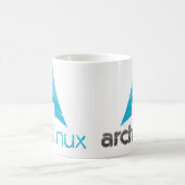 Bogen-Linux-Logo Kaffeetasse (Mittel)