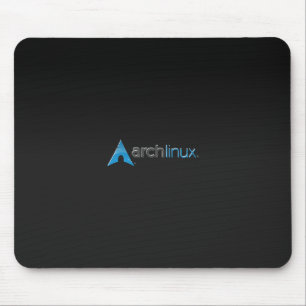Bogen-Linux-Schwarzes Mousepad