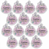 Bogen mit 14 Oster-Aufklebern Cupcake-Toppers Aufkleber (Vorderseite)