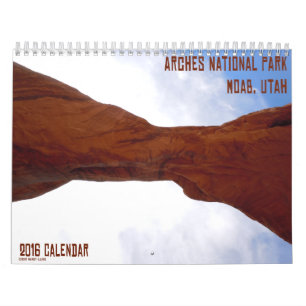 Bogen-Nationalpark Moab, Utah Kalender