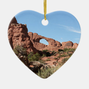 Bogen-Nationalpark, nahe Moab, Utah, USA Keramikornament