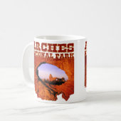 Bogen-Nationalpark-Tasse Kaffeetasse (Vorderseite Links)