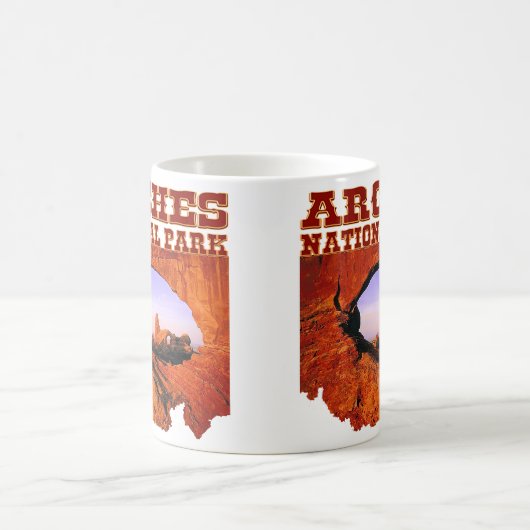 Bogen-Nationalpark-Tasse Kaffeetasse (Mittel)