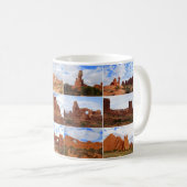 Bögen Nationalpark, Utah, Collagen-Tasse Kaffeetasse (VorderseiteRechts)