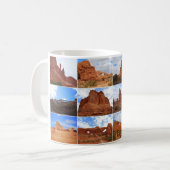 Bögen Nationalpark, Utah, Collagen-Tasse Kaffeetasse (Vorderseite Links)