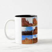 Bögen Nationalpark, Utah, Collagen-Tasse Zweifarbige Tasse (Links)