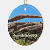 Bogen-Nationalparkverzierung Keramik Ornament (Links)