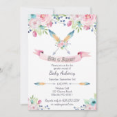 Bogen oder Pfeile für das Wasserfarbengeschlecht Einladung (Vorderseite)