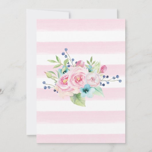 Bogen oder Pfeile für das Wasserfarbengeschlecht Einladung (Rückseite)