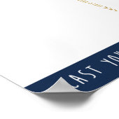 Bögen oder Pfeile stimmen über das Party der Gesch Poster (Ecke)