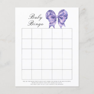 Bogen Punkte Baby Shower Bingo Spiel