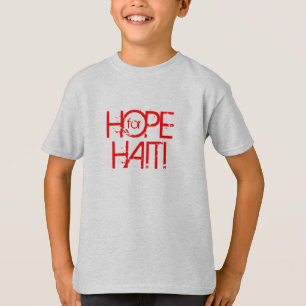 BOGEN-SPENDE! HOFFNUNG FÜR HAITI scherzt Vintage T-Shirt