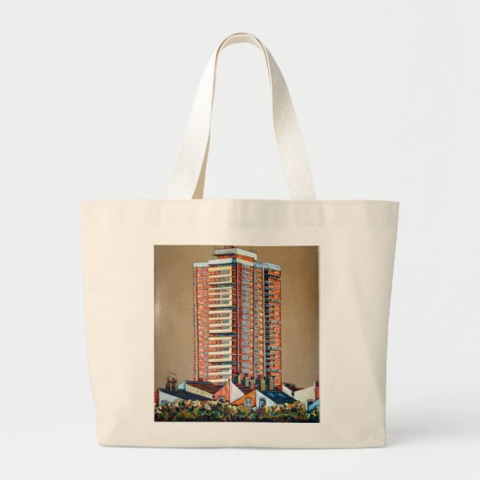 Bogen-Turm Jumbo Stoffbeutel (Vorne)