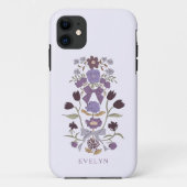 Bogen und Blüten floraler Lilac Case-Mate iPhone Hülle (Rückseite)