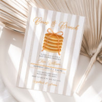 Bogen und Brunch Pancake Stripe Babydusche Brunch
