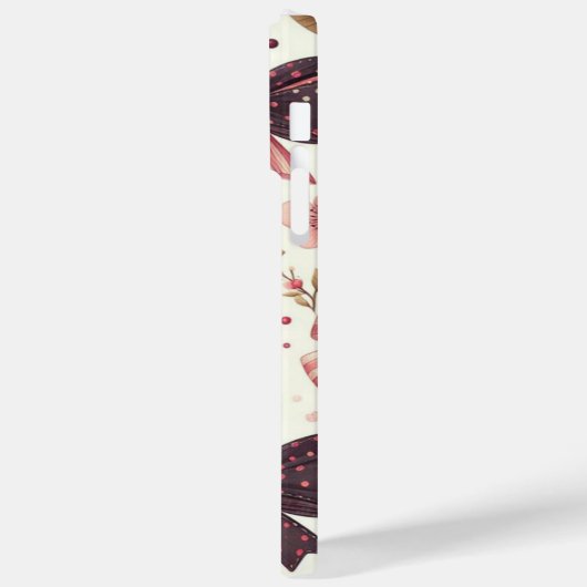 Bogen- und Kirschmuster Case-Mate iPhone Hülle (Rückseite / Links)