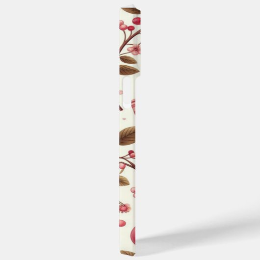 Bogen- und Kirschmuster Case-Mate iPhone Hülle (Rückseite / Rechts)