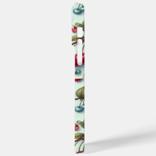 Bogen- und Kirschmuster Case-Mate iPhone Hülle (Rückseite / Links)