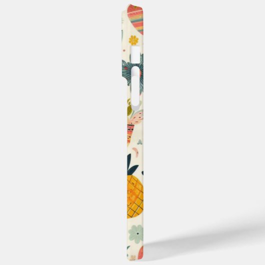 Bogen- und Kirschmuster Case-Mate iPhone Hülle (Rückseite / Links)