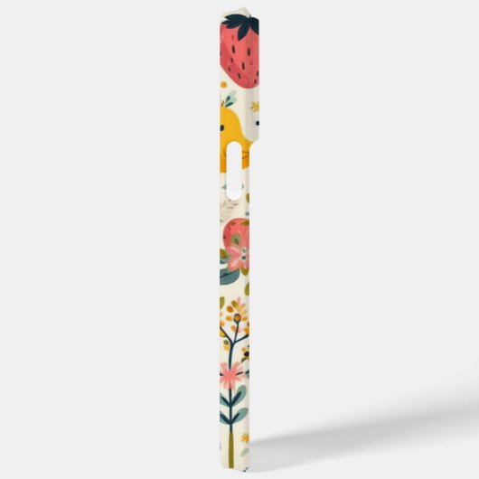 Bogen- und Kirschmuster Case-Mate iPhone Hülle (Rückseite / Rechts)