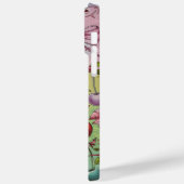 Bogen- und Kirschmuster Case-Mate iPhone Hülle (Rückseite / Links)