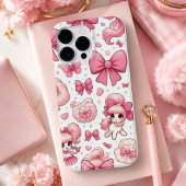 Bogen- und Kirschmuster Case-Mate iPhone Hülle