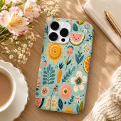 Bogen- und Kirschmuster Case-Mate iPhone Hülle