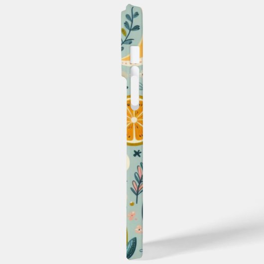 Bogen- und Kirschmuster Case-Mate iPhone Hülle (Rückseite / Links)