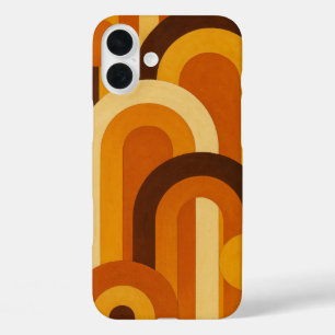 Bögen und Sonnenflecken Retro MCM geometrisches De iPhone 16 Plus Hülle