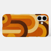 Bögen und Sonnenflecken Retro MCM geometrisches De Case-Mate iPhone Hülle (Rückseite (Horizontal))