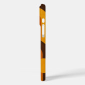 Bögen und Sonnenflecken Retro MCM geometrisches De Case-Mate iPhone Hülle (Rückseite / Links)