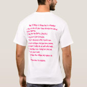 BOGEN Varsity-Viererkabel-Shirt T-Shirt (Rückseite)