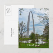Bogen vom Park Postkarte (Vorne/Hinten)