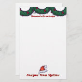 Bogen von Holly Briefpapier (Vorne/Hinten)