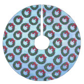 Bogen von Holly Polyester Weihnachtsbaumdecke (Vorderseite)