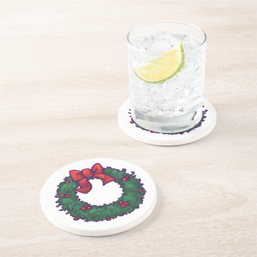 Bogen von Holly Sandstein Untersetzer (Seite)