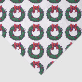 Bogen von Holly Seidenpapier (Ausschnitt)