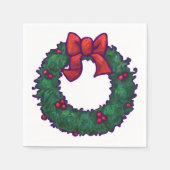 Bogen von Holly Serviette (Vorderseite)