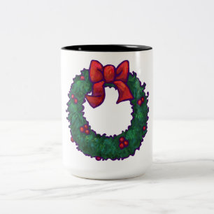 Bogen von Holly Zweifarbige Tasse