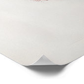 Bogen Wandkunst Druck, Rosa Bogen Drucke, Mädchen  Poster (Ecke)