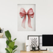 Bogen Wandkunst Druck, Rosa Bogen Drucke, Mädchen  Poster (Heimbüro)