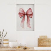 Bogen Wandkunst Druck, Rosa Bogen Drucke, Mädchen  Poster (Küche)