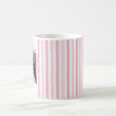 Bogen & Wasserfarbenstreifen Individueller Text & Kaffeetasse (Mittel)