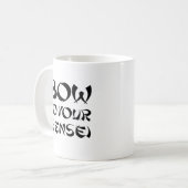 BOGEN ZU IHREM SENSEI 2 KAFFEETASSE (Vorderseite Links)