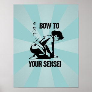 BOGEN ZU IHREM SENSEI POSTER